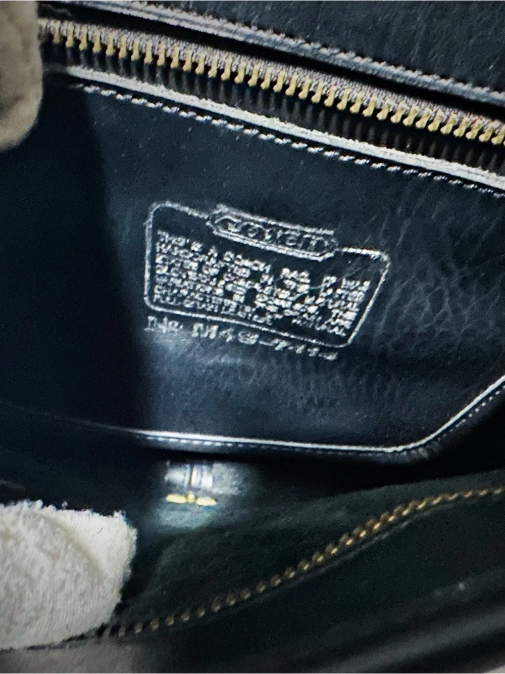 Rare Vintage COACH Black soft Leather Crossbody Shoulder Bag - COACH message Bag